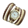thumbnail image 4 of Reloj de cuarzo para mujer, elegante reloj de pulsera de cuero de varias capas para mujer + reloj de cuarzo para mujer, reloj de pulsera informal, regalo maravilloso., 4 of 4