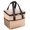 A005- Beige, variant on Insulated Lunch Bag for Women 9 Inch Insulated Cooler Bag Soft Sided Cooler Bag Meal Prep Lunch Bag for Work Picnic Portable Pink, 1 Pack