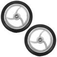 thumbnail image 1 of Raindrops 2 Pcs Roues avant de Fauteuil Roulant en Caoutchouc Conception Pratique Pièces à Grande Capacité de Charge, 1 of 6