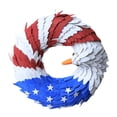 thumbnail image 4 of AMLESO 7 Month 4TH Wreath Bar Outside Wall Artificial Wreath, 4 of 8