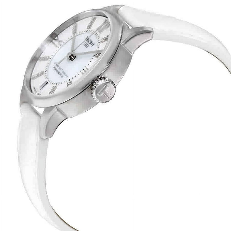 Tissot Chemin Des Tourelles Automatic Ladies Watch, White