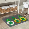 thumbnail image 5 of Kdxio Spring St Patrick’S Day Irish Gnomes,16" x 24", Non-Slip Front Door Mats,Outdoor Welcome Mat Washable, 5 of 9