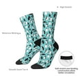 thumbnail image 4 of Vsdgher Penguins Crew Socks for Men & Women, Breathable Casual Athletic Ankle Socks, 4 of 6