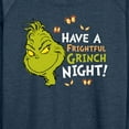 thumbnail image 3 of The Grinch - Have A Frightful Grinch Night  - Women's Lightweight French Terry Long Sleeve Shirt, 3 of 5