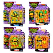 Teenage Mutant Ninja Turtles Mutant Mayhem Movie Turtle Basic Figure Bundle