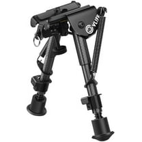 CVLIFE R/ifle Bipod, 6-9 Inch Adjustable Bipod Legs, Super Duty Tactical Bipod for sling swivel stud, Carbon Fiber