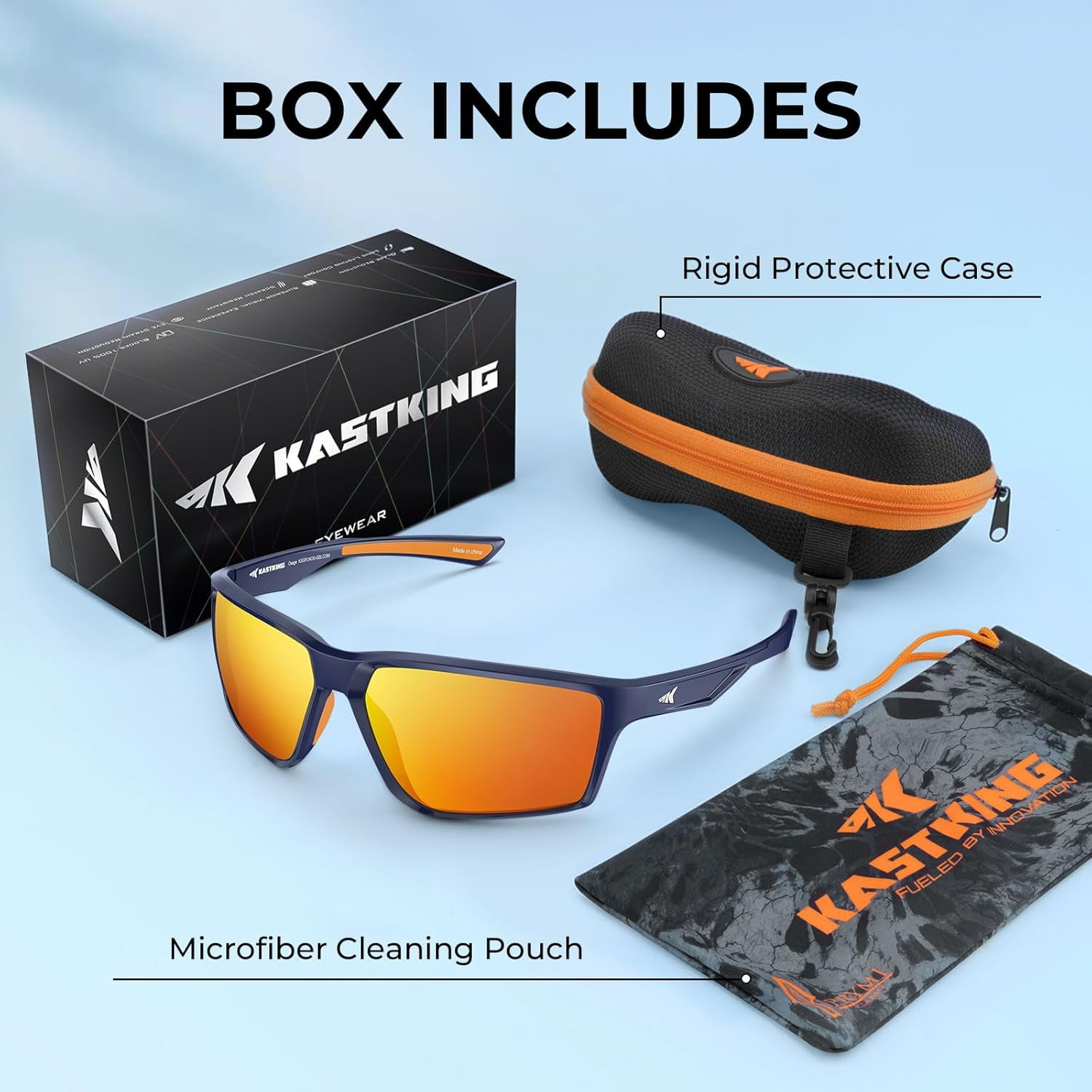 KastKing Polarized Sport Sunglasses, UV Protection Osage