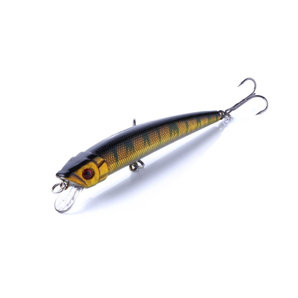 HENGJIA Minnow Bass Fishing Lures - Jerkbait Lure Set Hard Baits Crankbait for Catfish Trout Walleye Fishing Bait 8Pcs/kit