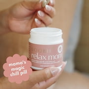 Boobie Relax Mom, Postpartum Stress Support Supplement | Lactation Approved | Mood and Energy Support with Ashwagandha & L-Theanine, 60 Capsules