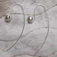 thumbnail image 2 of Aretes Mujer Plata 925 Diseño Unico de Flores Elegantes Plateados Joyeria Accesorios, 2 of 4