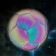 thumbnail image 4 of Balón de fútbol holográfico - Brilla en la oscuridad, reflectante, talla 5 - Perfecto para niños, 4 of 5