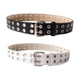 thumbnail image 4 of WRISTBIQUE 2-Pack Men's Genuine Belts with Double Row Button Design and Adjustable Air Holes for Comfortable Style, 4 of 8