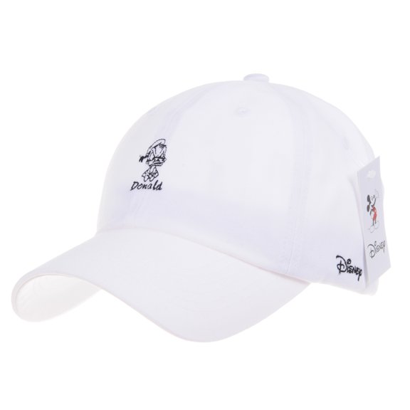 WITHMOONS Disney Donald Duck Embroidery Club House Baseball Cap CR1334 (White)