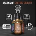 thumbnail image 4 of Viking Revolution - Beard Oil Conditioner - Natural Beard Oil - Variety Pack Mix Bay Rum, Unscented, Sandalwood, 3 Packs, 4 of 8