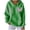Green(Style 375), variant on NuoCaiYun Women'S Sweatshirt, Ladies Fashionable Casual Printed Solid Color Long Sleeve Pocket Hooded Groove Stripe Top Hoodies