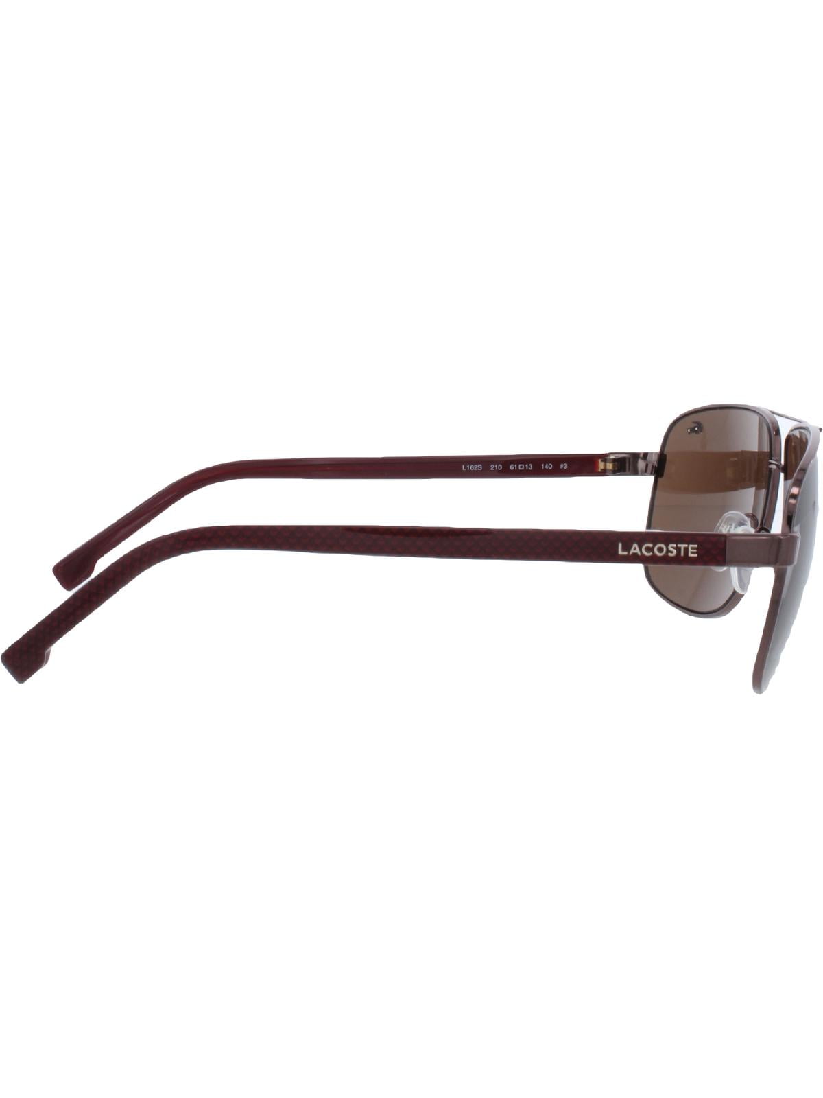 Lacoste Unisex Brown Shaded Rectangular Sunglasses L162S 210 