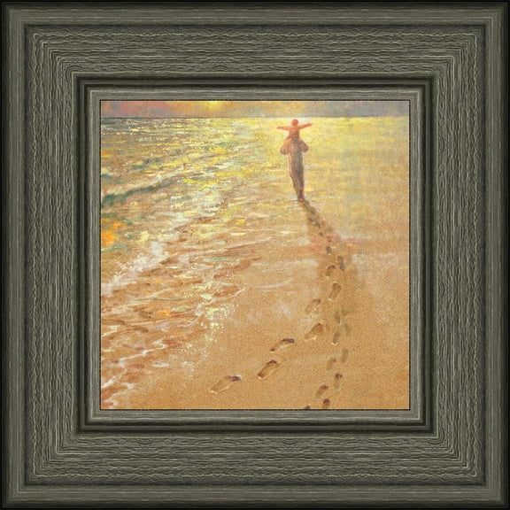 6 X 6 Footprints by Yongsung Kim With greywood Frame