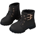 thumbnail image 5 of YLYL Unisex-Child Hiking Outdoor Waterproof Lace-up Comfort Construction Workboots, 5 of 7