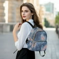 thumbnail image 6 of FORMRS Mini Backpack Purse for Women Quilted Travel Daypack Casual Shoulder Bag, Trees in The Night, 6 of 7