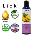 thumbnail image 3 of Lick Pineapple Flavored Body Massage Oil – Hydrating, Non-Greasy, Skin-Friendly Formula for Adults– 4 fl oz, 3 of 6