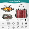thumbnail image 4 of Large Insulated Lunch Bags for Women Men Leakproof Thermal Meal Lunch Tote Bag for Office Work Picnic Travel Old Red Barn 12L, 4 of 6
