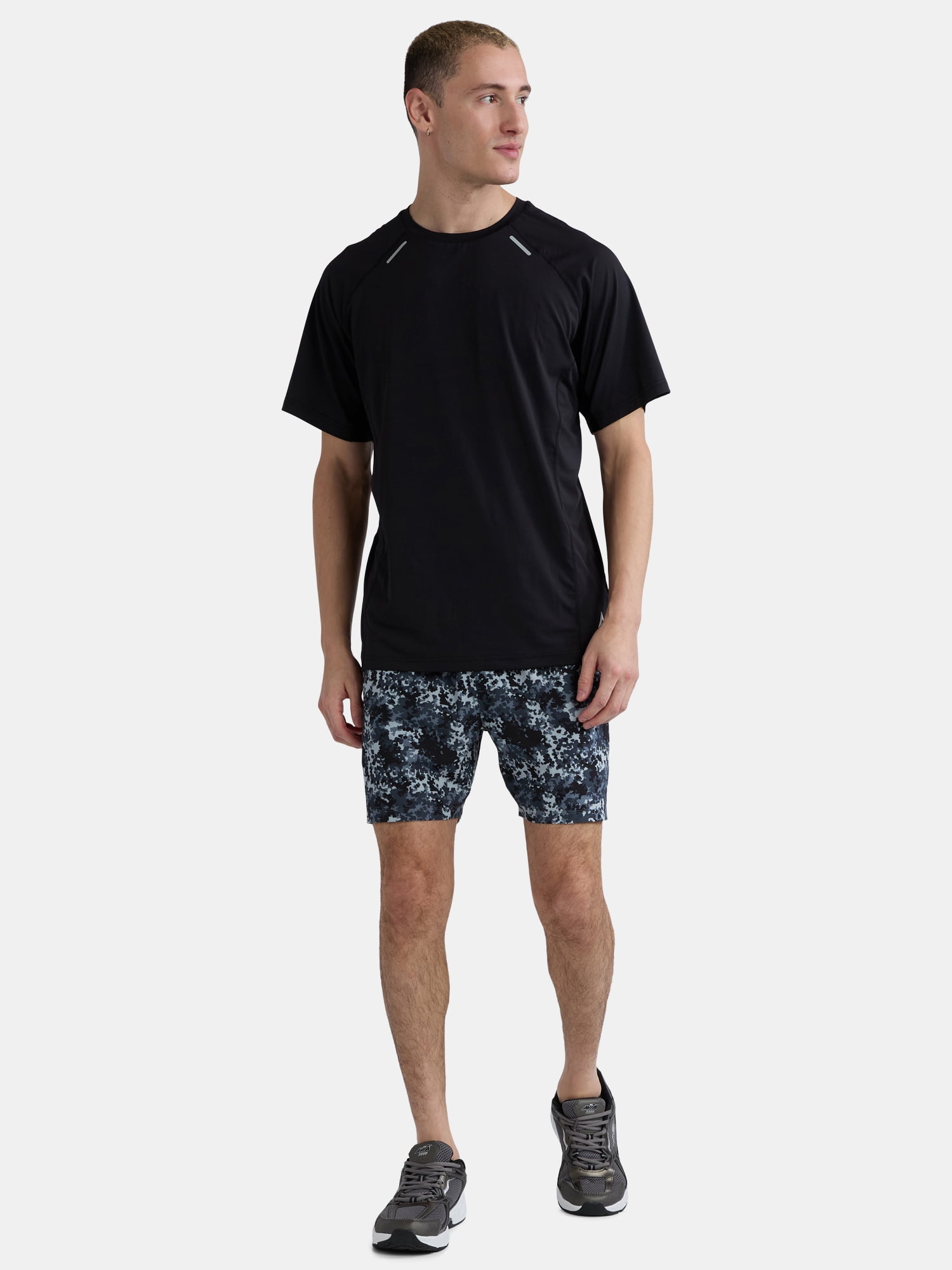 Athletic Works Men's and Big Men's Woven Running Shorts, 6" and 8" Inseams, Sizes XS-5XL