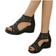 thumbnail image 4 of Amzcrzy Zapatos de mujer,Zapatos de mujer,Zapatillas de mujer, Sandalias de verano con tacón bajo para mujer, informales y cómodas, para uso externo. Sandalias Mujer Zapatillas De Casa, 4 of 5