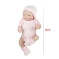 thumbnail image 3 of Muñeca para niñas Lavable para dormir Realista Recién nacido Silicona Regalo de cumpleaños Regalo de Navidad Simulación para bebé Noticed FN0109-00B, 3 of 7