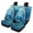 Peacock, variant on Pzuqiu Blue Butterfly Front and Rear Seat Cover Set Anti-Slip Easy to Install Car Seat Covers, Breathable Auto Accessories Compatible with SUV Cars Trucks