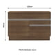 thumbnail image 3 of Mueble de Cocina Para Tarja Madesa Glamy 120 cm 1 Puerta y 2 Cajones (Con Tablero) Marrón, 3 of 10