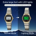 thumbnail image 3 of SKMEI Watches for Women Sport Digital Womens Watch Fashion Ladies Waterproof Stainless Steel Wristwatch with Alarm LED Back Light, 3 of 9
