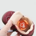 thumbnail image 6 of JUMEYU Toddler Summer Shoes Baby Shoes Boys Girls Shoes Non Slip Soft Sole Sneakers Toddler Infant Babygirl Shoes Size 7 (Wine,Toddler 7), 6 of 6