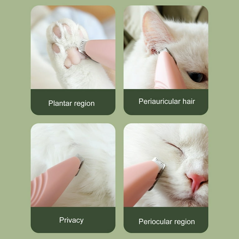 HEVIRGO 1 Set Pet Hair Cutter Dog Cat Shaver Safety Durable Pet Paw Hair Clipper Shaver Pet Supplies