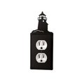 thumbnail image 1 of Village Wrought Iron EO-10 Lighthouse Outlet Cover-Black, 1 of 3