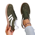 thumbnail image 6 of Women’s Retro Casual Sneakers with Gum Sole, Lightweight Walking Shoes, Soft Cushion Support, Lace-Up Everyday Trainers, 6 of 6