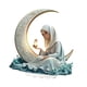 thumbnail image 4 of Letrero Acrílico Moon Nun con Base, Adorno de Escritorio para Cafetería, Oficina, Sala de Estar, 4 of 8