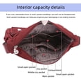 thumbnail image 4 of MINTEGRA Bolso de hombro para mujer, bolso espacioso con múltiples bolsillos, bolso cruzado para mujer, bolso de mano a la moda con asa superior, 4 of 5