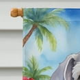 thumbnail image 3 of Bedlington Terrier Luau House Flag, 3 of 7