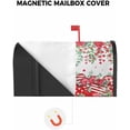 thumbnail image 3 of Valentine''s Day Red Love Heart Mailbox Cover Rose Floral Magnetic Mailbox Wraps, Eucalyptus Leaves Mailbox Covers Large Size 21x25.5 Inch Mail Wrap Post Letter Box Decoration for Outdoor Gardern Yard, 3 of 6