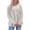 Pink Sweatshirt, variant on Women's Plus Size Spring Fall Blouse Babydoll Swing Hem Tunic Shirts Elegant Long Sleeve Summer Daily Ladies Tops Gray XL