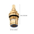 Faucet Valves Replacement Hot and Cold Spool Water Tap Repair Bathroom