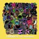 thumbnail image 3 of 100 pieces neon style stickers for laptops,cool neon stickers for teenagers adults,waterproof vinyl stickers for water bottles,luggage,mobile phones, 3 of 4