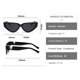 thumbnail image 4 of Glamour de lujo para mujer, gafas de sol de marca a la moda, gafas de diseñador en V, ojo de gato, gafas elegantes de pasarela para mujer UV400, 4 of 5
