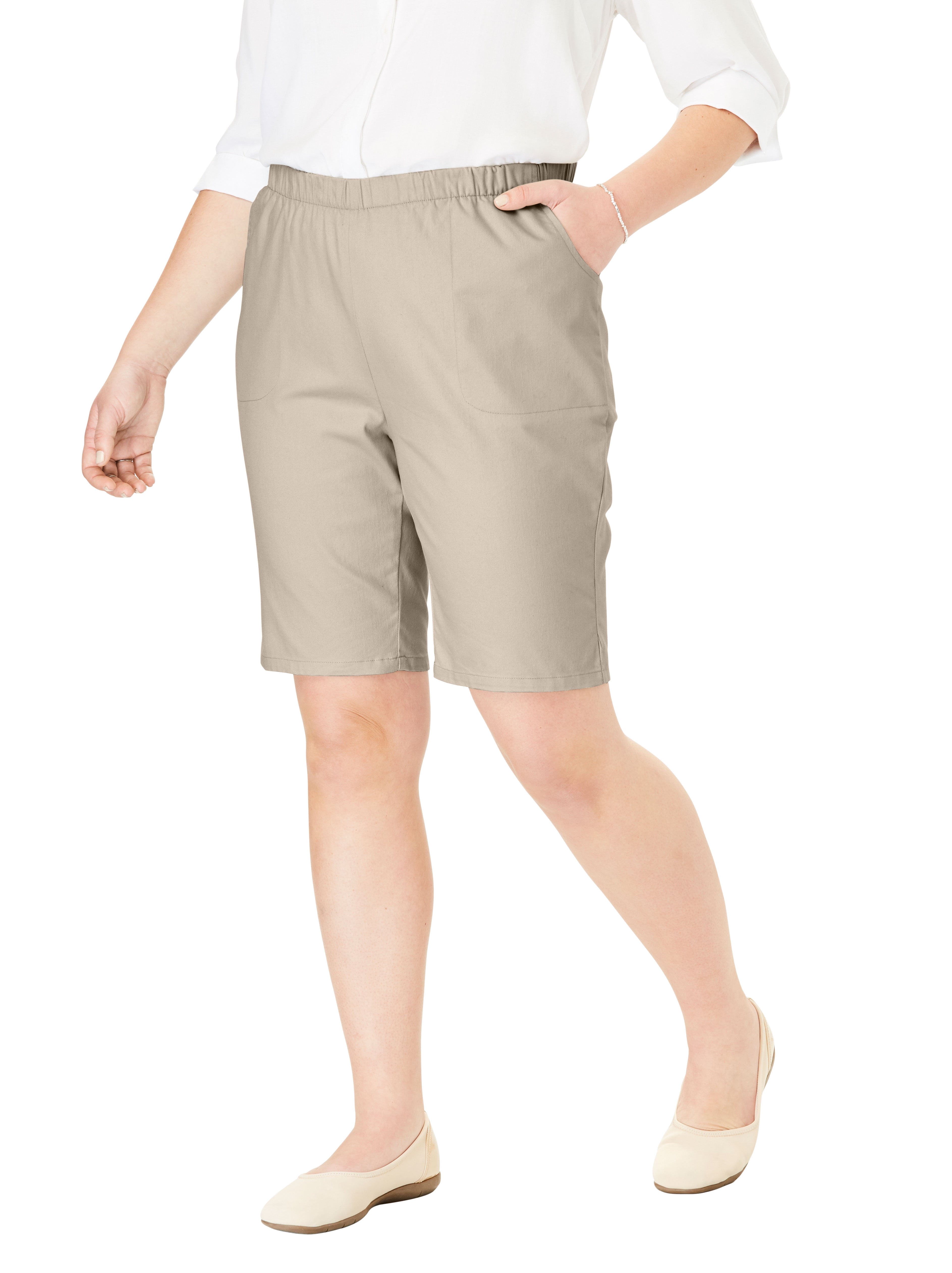 walmart women's plus size shorts