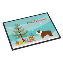 Carolines Treasures CK3536MAT English Bulldog Christmas Tree Door Mat Indoor Rug or Outdoor Welcome Mat 18x27 Doormat