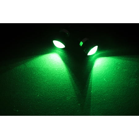 Quarter Size Marker LED Custom Light Green with Mounting Back Bolt