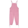 thumbnail image 5 of LYHaoo Jumpsuit for Girls Girls Sleeveless Jumpsuit With Adjustable Spaghetti Straps And Side Pockets Casual Summer Romper For Big Kids And Comfortable Pull On Play Outfit,Sizes 13-14 Years, 5 of 6