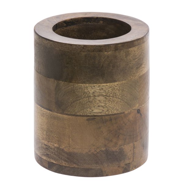 HUBERT® Round Mango Wood Riser 6"Dia x 7"H