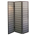 thumbnail image 1 of 70" Tall 3-Panel Screen / Room Divider, Japanese Style with Cherry finish, 1 of 2