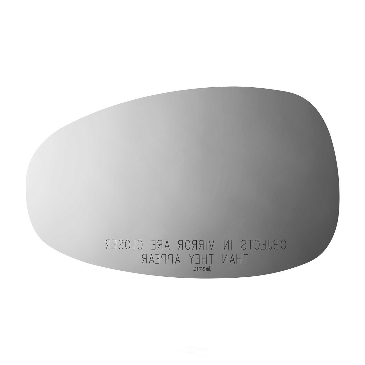 Burco Side View Mirror Replacement Glass - Clear Glass - 3712